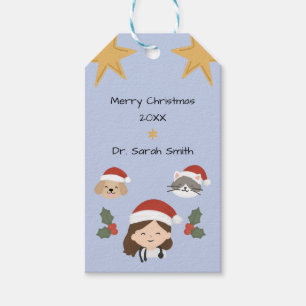 Custom Christmas Vet Friends Gift Tags
