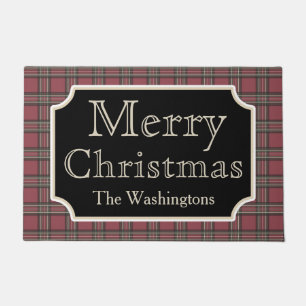 Custom Christmas Welcome Doormat Rug