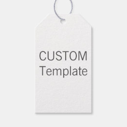 Custom Christmas WHITE Gift Tags GRAY (GREY) Twine