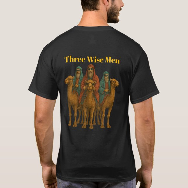 Custom Christmas Wise Men T-Shirt (Back)