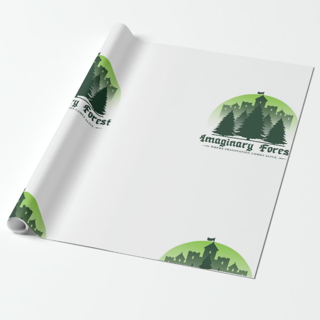 Custom Christmas Wrapping Paper (Unrolled)