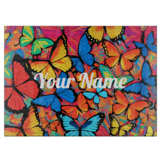 Custom Chromatic Flutter Glass Cutting Board