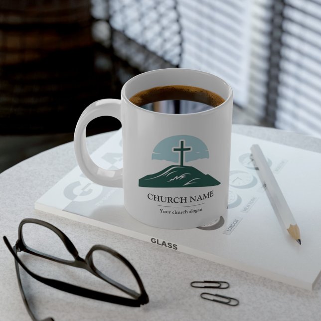 Custom Church Logo Branded  Large Coffee Mug (Creator Uploaded)
