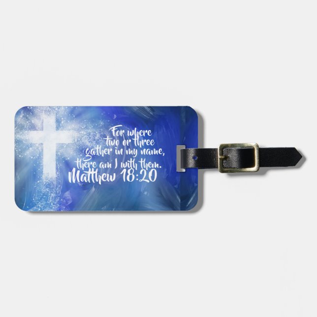 Custom Church Luggage Tag (Front Horizontal)