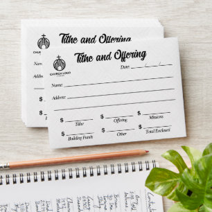 Custom Church Offering Giving Tithing Envelope