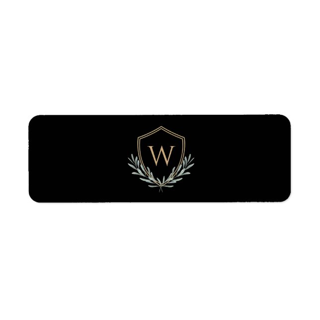 Custom Cigar Band with Monogram Crest (Front)