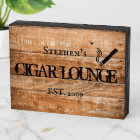 Custom Cigar Lounge Bar Personalised Gift