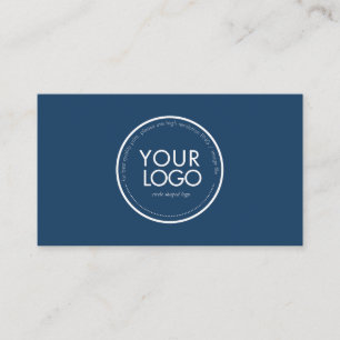 Custom Circle Logo Modern Business card template