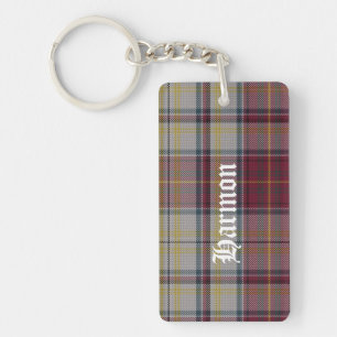 Custom Clan Harmon Tartan Plaid Key Chain
