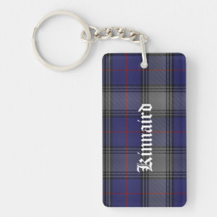 Custom Clan Kinnaird Tartan Plaid Key Chain