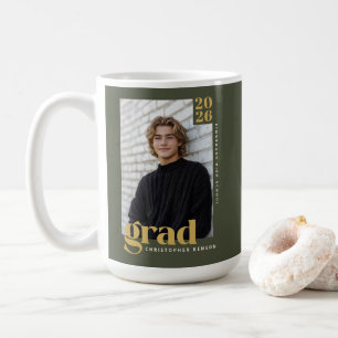 Custom Class of 2026 Photo Graduation Coffee Mug
