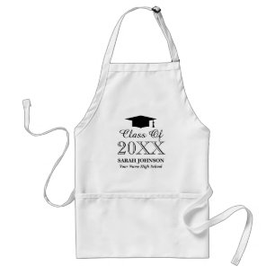 Custom class of 2026 school graduation party BBQ Standard Apron