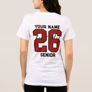 Custom Class of 2026 Senior Graduation T-Shirt Tri-Blend Shirt