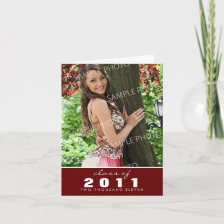Custom Class of [YEAR] Graduation Announcement