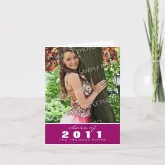 Custom Class of [YEAR] Graduation Announcement