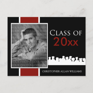 Custom Class of [YEAR] Graduation Announcement