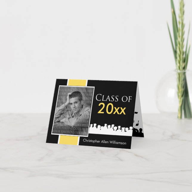 Custom Class of [YEAR] Graduation Announcement (Front)
