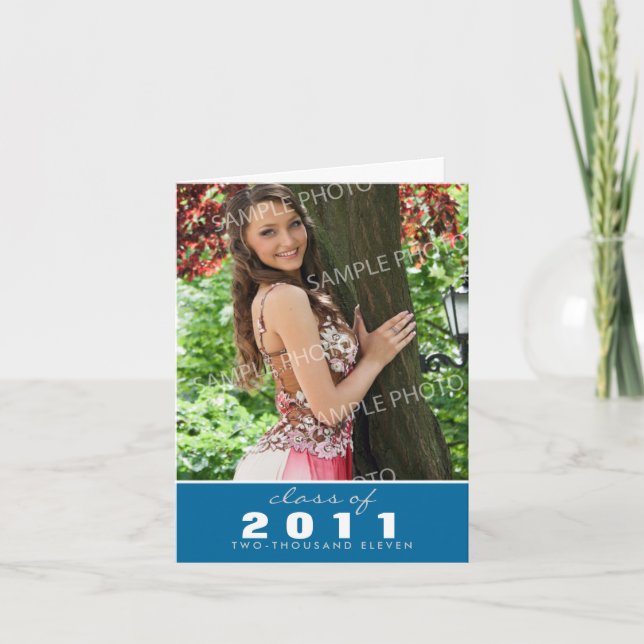 Custom Class of [YEAR] Graduation Announcement (Front)