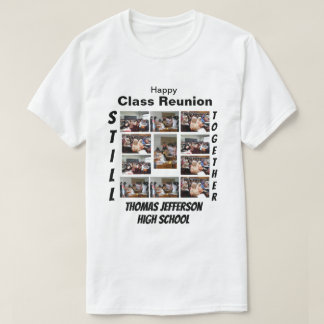 Custom Class Reunion 11 Photo Collage T-Shirt