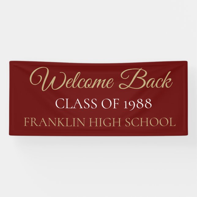 CUSTOM Class Reunion banner (Horizontal)