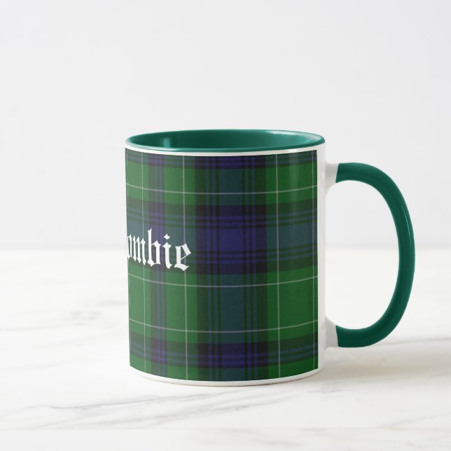 Custom Classic Abercrombie Tartan Plaid Mug (Right)