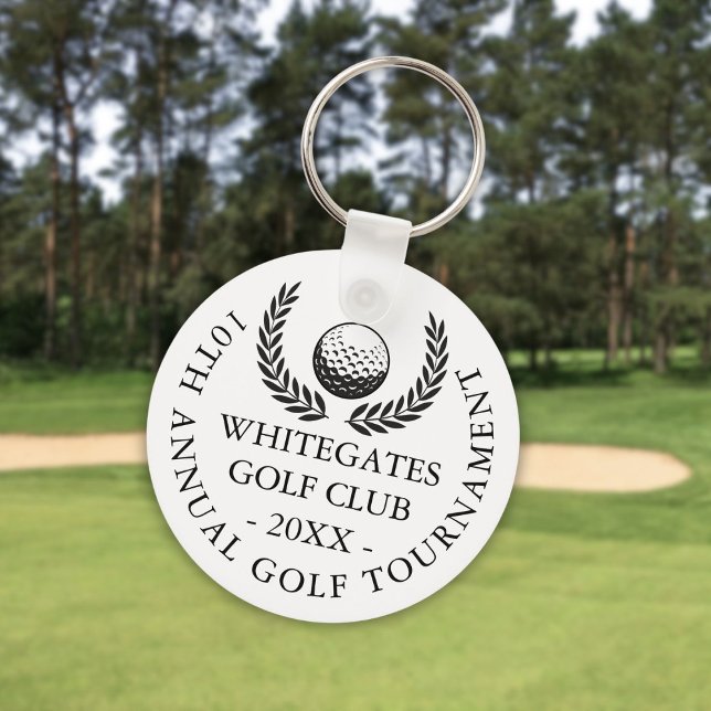 Custom Classic Golf Club Tournament  Key Ring (Custom Classic Golf Club Tournament Keychain)