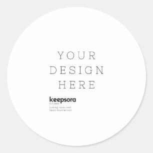 Custom Classic Round Sticker