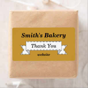 Custom Classic Thank You Business Labels