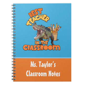 Custom Classroom Notes Dinosaur Design Notebook