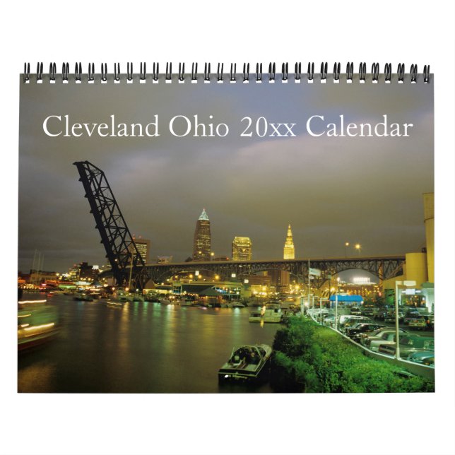 Custom Cleveland Ohio Calendar (Cover)