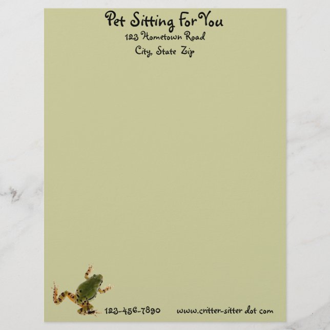 Custom Climbing Frogs Photograph Animal Care  (Front)