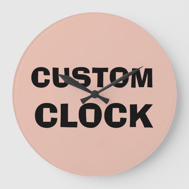 CUSTOM CLOCK  (Front)