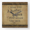 Custom clock "I love you a bushel and a peck"