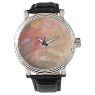 Custom clock pink watch