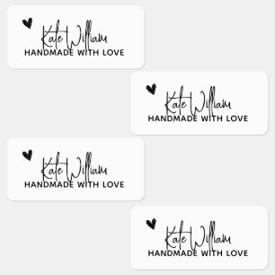 Custom Clothing label for handmade item Rectangle