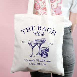 Custom Club Beach Bachelorette Party Bride Wedding Tote Bag