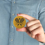 Custom Club Name Lawn Tennis Icons Sports 6 Cm Round Badge<br><div class="desc">Easily customise this button by adding your club or society name by clicking the "Personalise" button. You can change the background, fonts, and patch colour by clicking the "Edit with Design tool". Perfect for any club, business, or school society. Order as many or as fewer as required. There's no setup...</div>