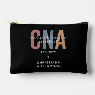 Custom CNA Retro Certified Nursing Assistant Gifts Accessory Pouch