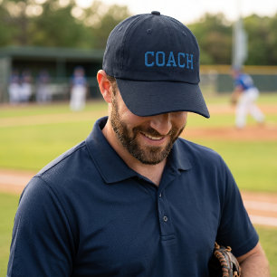 Custom Coach Gift Embroidered Hat