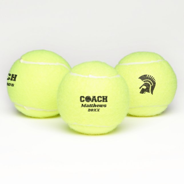 Custom coach team tennis ball thank you gift (Multi)