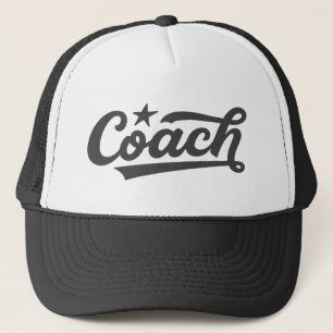 Custom Coach Trucker Hat – Personalised Team Logo