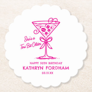 Custom Coaster 50th Birthday Espresso Martini