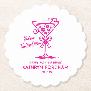 Custom Coaster 90th Birthday Espresso Martini