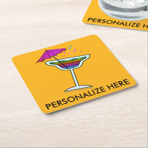 CUSTOM COASTERS - MARGARITA DESIGN
