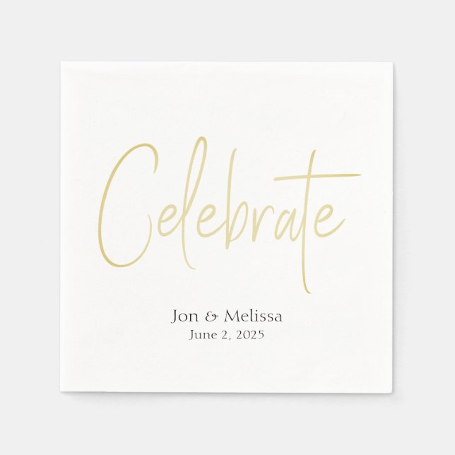 Custom Cocktail Napkins (Front)