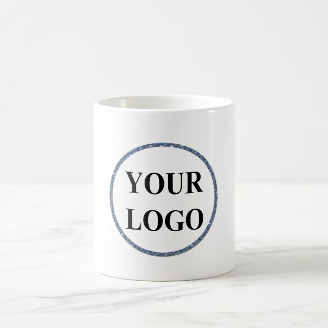 Custom Coffe Mugs Personalised PIcture Printed LOG (Center)