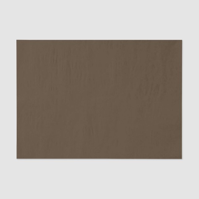 Custom Coffee Brown Tissue Paper for Any Occasion (Front)