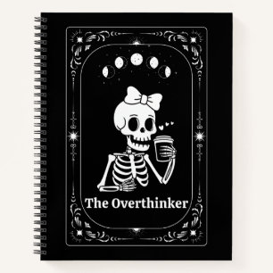 Custom Coffee Lover Tarot Whimsy Goth Zodiac Witch Notebook