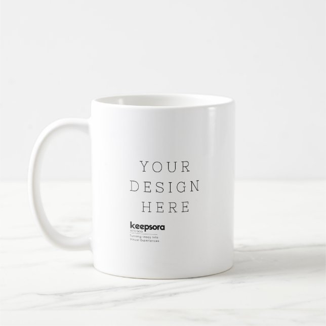 Custom Coffee Mug (Left)