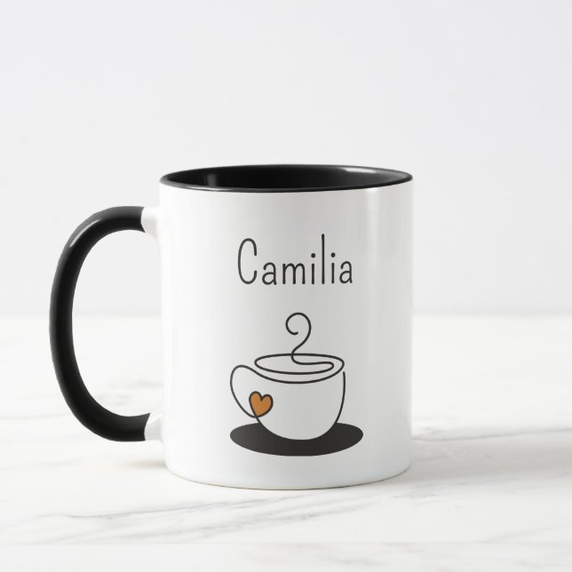 Custom Coffee Mug (Left)